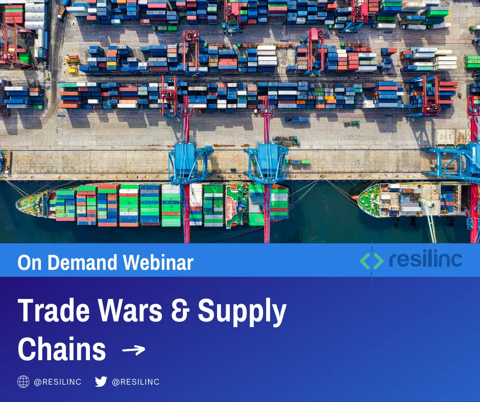 Trade wares and supply chains